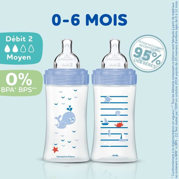 DODIE Sensation Kit Nappflaskor 270ml x3 EB1