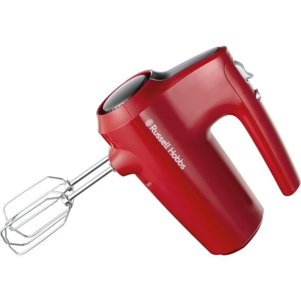 Handmixer - RUSSEL HOBBS - Desire Red - 185 W - 5 hastigheter - Röd