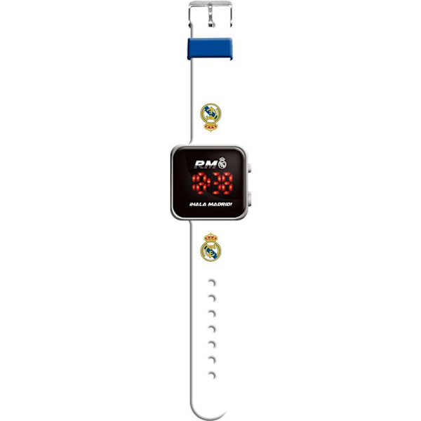 LED-klocka - BARNLICENS - Real Madrid - Ålder 4+ - Vit
