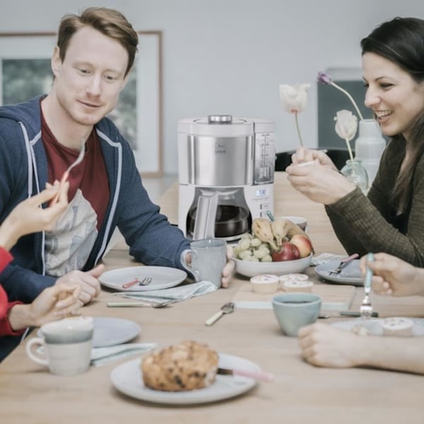 Filterkaffebryggare - Melitta - Look V Timer 1025-07 - 1,25L - 10 koppar - 1080 Watt