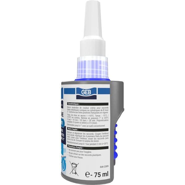 Gebetanche RT1 Tätningsmedel - GEB - Kompatibel med dricksvatten - 75 ml