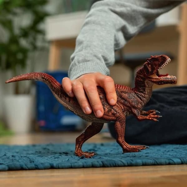 SCHLEICH Allosaurus Figurine - Dinosaurs Range - För barn från 5 år - Brun