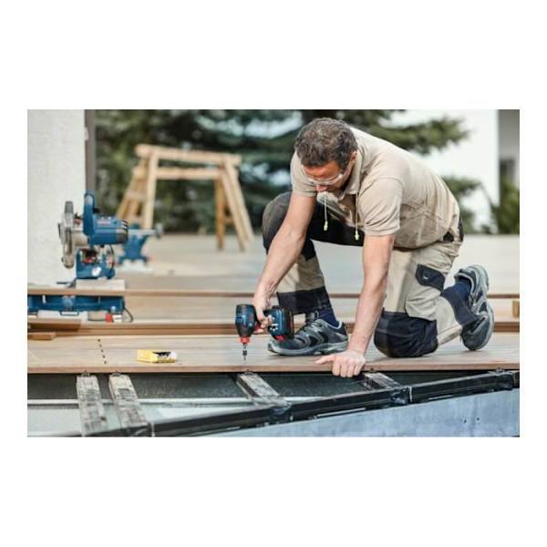 GDX 18V Bosch Professional GDX CHOCS nära vakt + 4 AH-batterier + laddare, levererad i L-Boxx