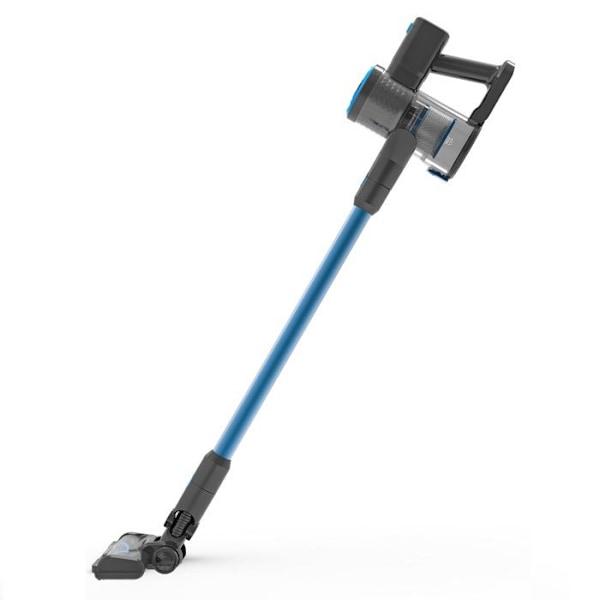 ARTHUR MARTIN -AM0202AC - Sladdlös stickdammsugare - 150 W - 40 min - Inkluderar 2 löstagbara batterier - 0,7 L - Blå