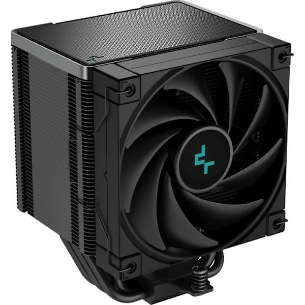 DEEPCOOL - AK500 Zero Dark (svart) - CPU-kylare - 1x120 mm - Svart