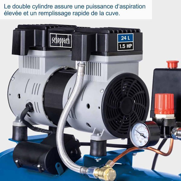 Scheppach HC26Si tyst kompressor