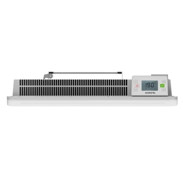 Fast elektrisk kylare med tröghet keramisk torkning 1000W Oceanic Ruby - Galled Design - White - NF