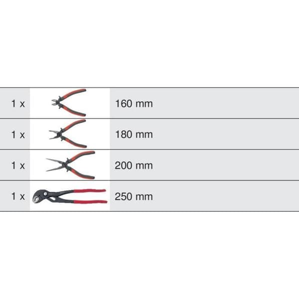 Modul - KS TOOLS - 713.4014 - Klämmodul - För vagnar och arbetsbänkar - 4 delar