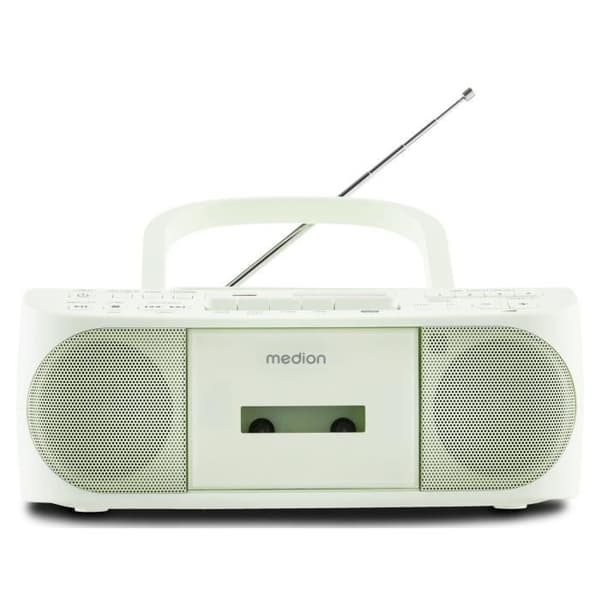 K7 CD-radio - MEDION - FM - 2x3W RMS - Grön