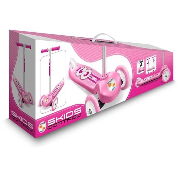 Styrande 3-hjulig skoter - STAMP - SKIDS CONTROL - Rosa