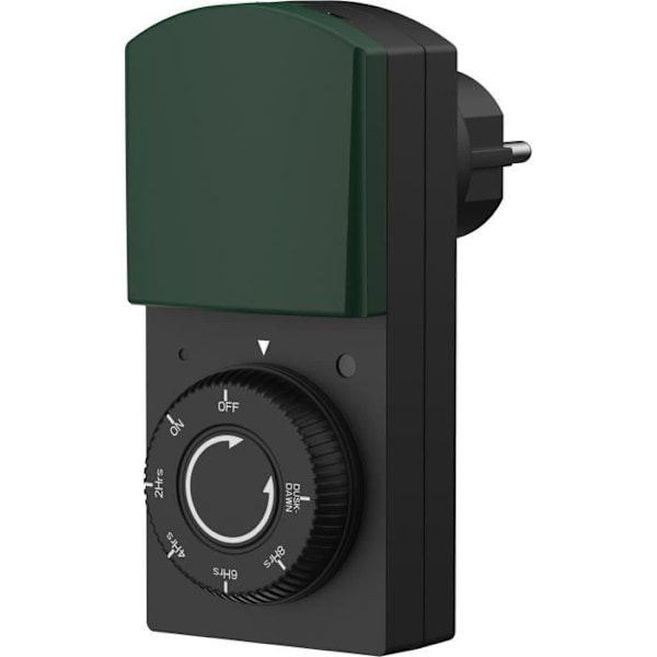 IP44 utomhusprogrammerare med skymningsdetektor - GAO - 1000 W - Vit