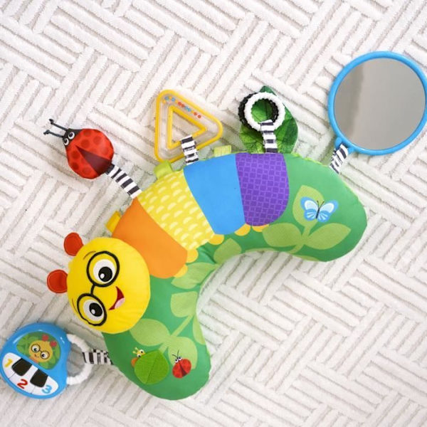 Multisensorisk aktivitetskudde för lek i magen - BABY EINSTEIN - Cal-a-Pillow - Barn från 0 månader och uppåt