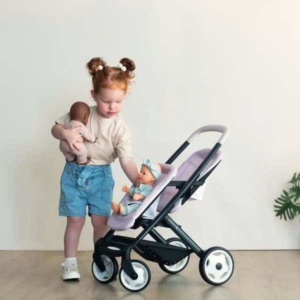 SMOBY - Maxi-Cosi Twin Barnvagn Rosa - från 3 år