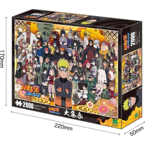 Pussel Naruto Shippuden 2000 supersmå bitar - EPOCH Pussel - 8402H