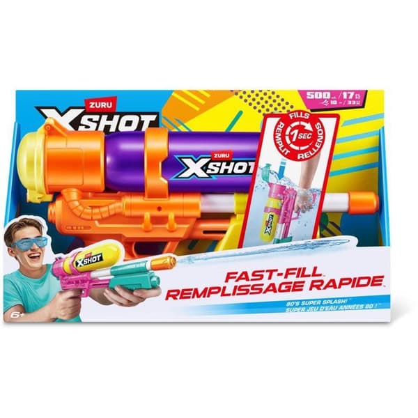 Vattenpistol - ZURU XSHOT - Vatten Snabbfylld Retro-bläster - Ålder 5+