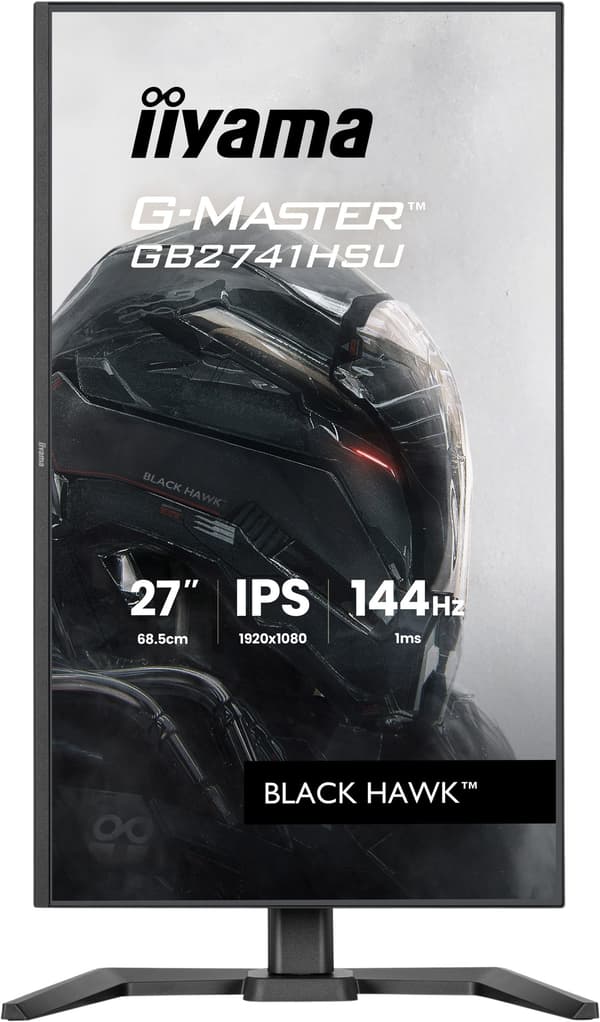 Gaming-PC-skärm - IIYAMA - 27" - 144Hz - IPS-panel - 1ms - Höjdjusterbar - G-Master Black Hawk