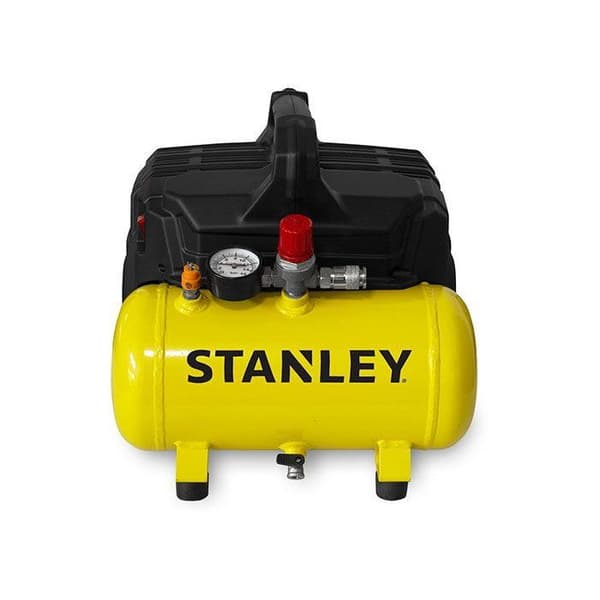 Kompressor - Horisontell - Stanley - Tyst - 6 L - 1 HK - Tyst