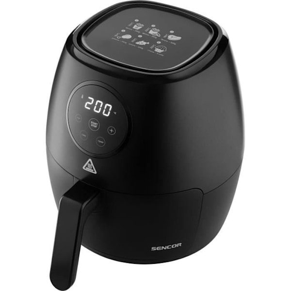 Airfryer - SENCOR - SFR 5030BK - 1300 W - 3,5 L - Svart