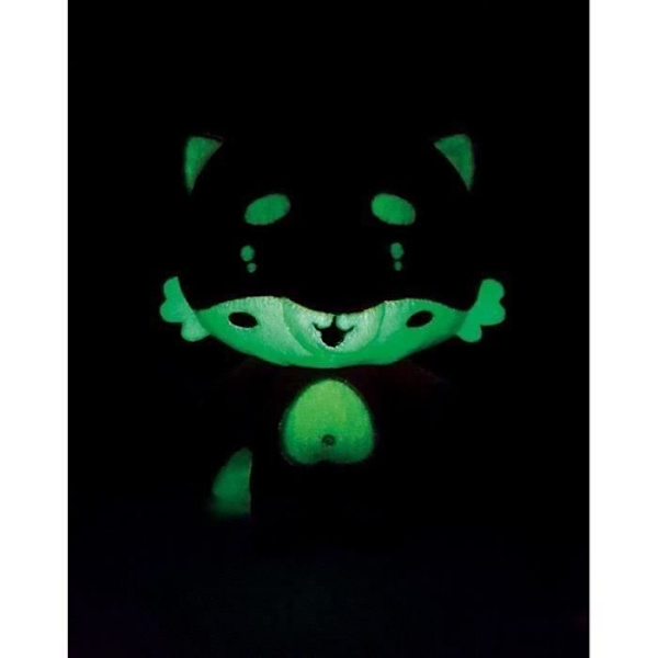 Naturligt självlysande plyschleksak - JEMINI - Luminou räv mini mims - Fungerar utan batteri - +/- 15 cm