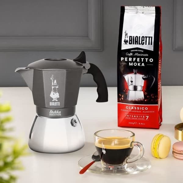 Bialetti - Brikka italiensk cafetie - Induktion 4 koppar