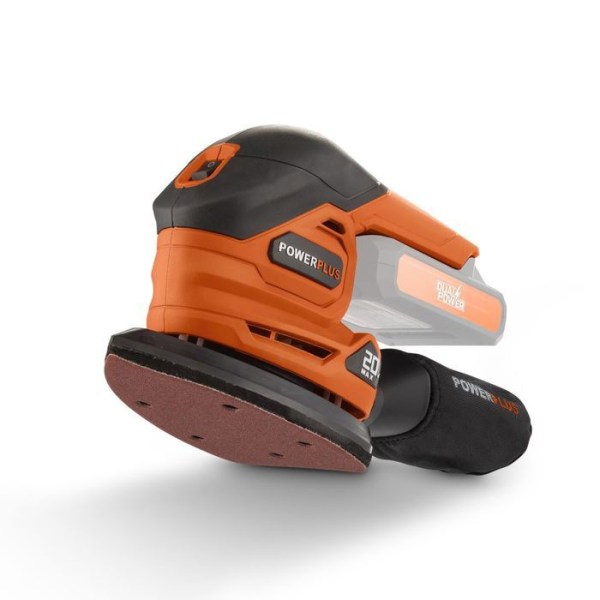 Multi -Wireless Sander 20V + 1X Abrasive 80g - Dual Power POWDP50200 - Levereras utan batteri eller laddare