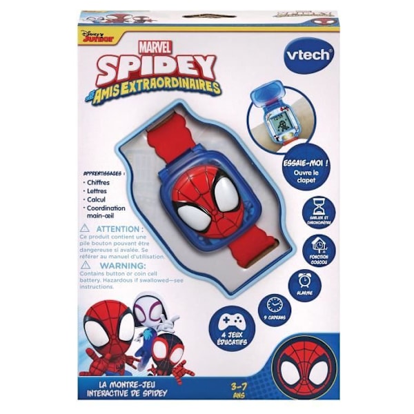 VTECH - SPIDEY - Spideys interaktiva spelklocka