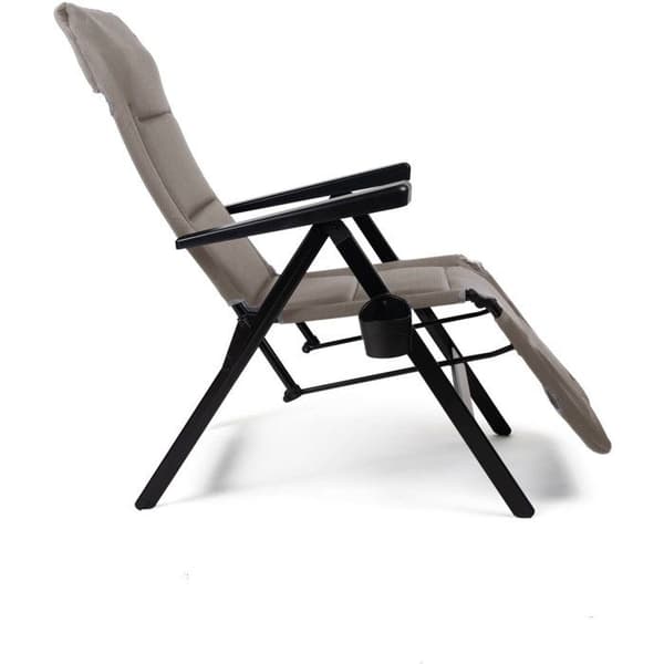Chaiselong - DOMETIC - Gardina Lounger - Grå - Hvilestol - Aluminium - Polyester SoftMesh