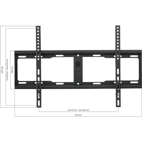 EN FÖR ALL WM4611 Väggfäste för 32 till 84 cm skärmar