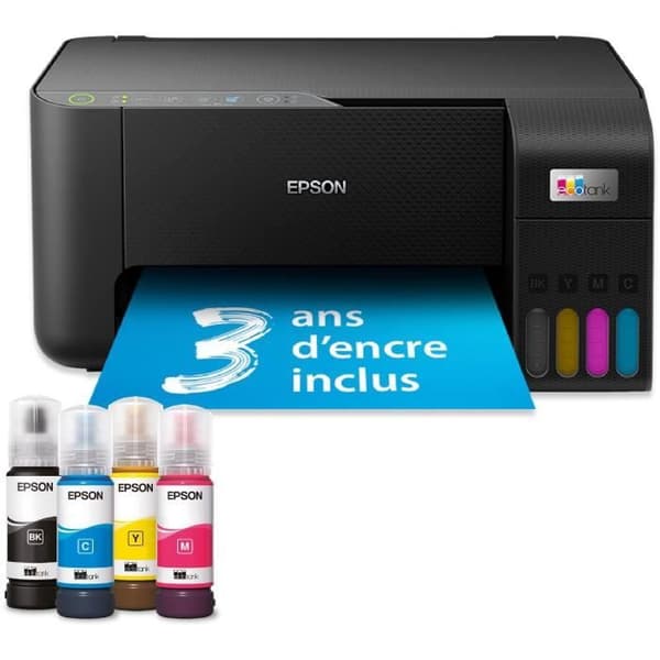 A4 multifunktionsskrivare - EPSON - Ecotank ET-2860 - Wi-Fi - Utrustad med bläckbehållare