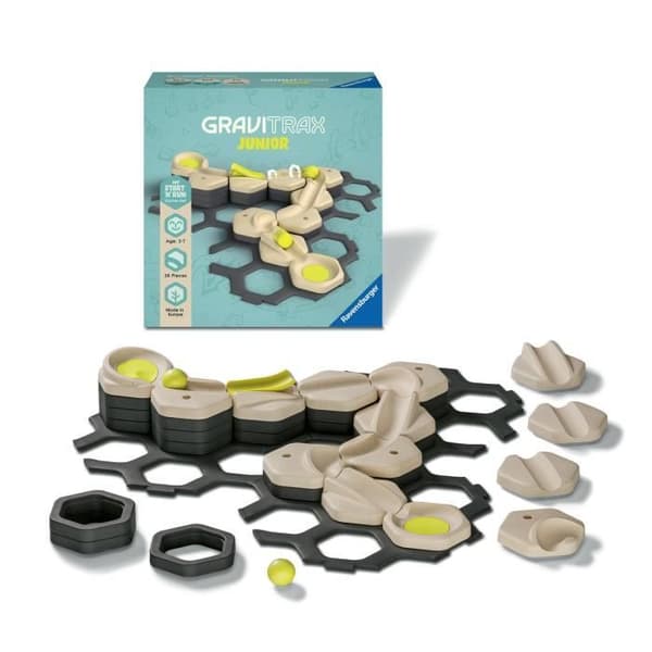 GraviTrax JUNIOR Start and Run expansionsset - Marmorkretsar - 3 åringar - 27531 - Ravensburger