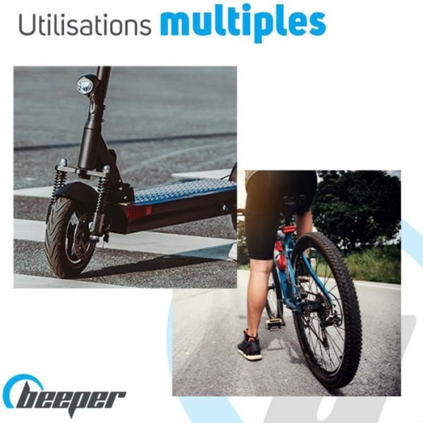 BEEPER - ME129-6 elektrisk skoter och cykellås med anpassningsbar kod