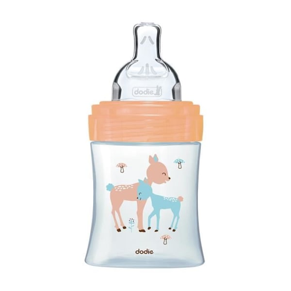 DODIE - Sensation + flaskuppsättning - glas (1 flaska 150 ml - 2 flaskor 270 ml - 1 napp 0-2 månader)
