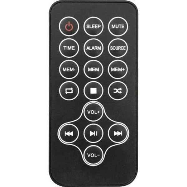 THOMSON DS120CD - Multimedia högtalartorn - CD -spelare - 60W - Bluetooth, USB, FM -radio - LED -display - Svart