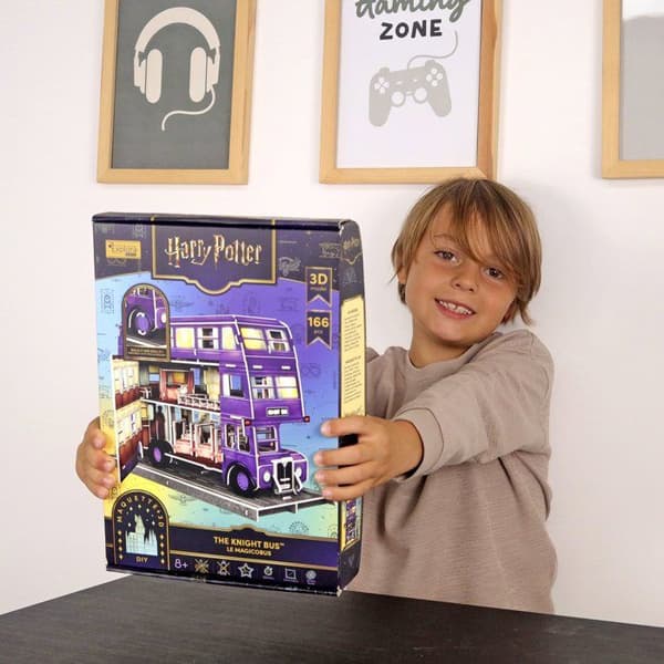 3D-pussel - Riddarbuss - EXPLORA - 540310 - Harry Potter-licens - 87 bitar - Från 8 år