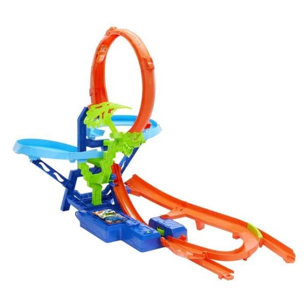 Hot Wheels - Multi Crash Track - Motoriserad Booster Set och Bil - Hot Wheels - JFD12