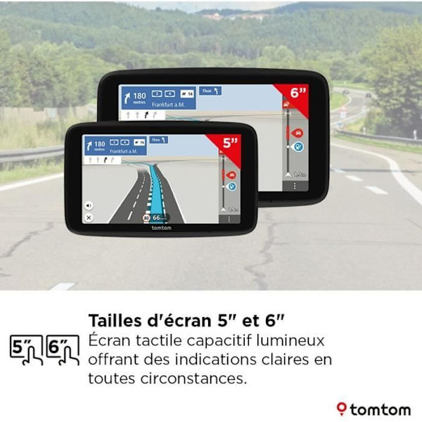 GPS - TOMTOM - GO Classic 6 EU 2nd Generation - Europakartor, uppdateringar, pekskärm