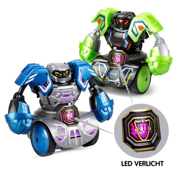 Stridsrobot - SILVERLIT - Kombat Tornado - Förstörelsekapacitet - 360° attack - Set med 2 robotar