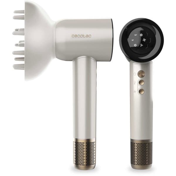 Hårtork - CECOTEC - DryGlam Waves Champagne - 1600 W