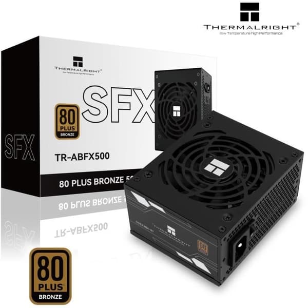 Icke-modulär PC-strömförsörjning - THERMALRIGHT ABFX 500 - 80+ Brons - Svart