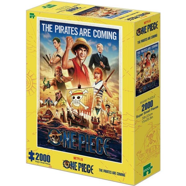 One Piece Puzzle Piraterna kommer 2000 supersmå bitar - EPOCH Pussel - 5472A