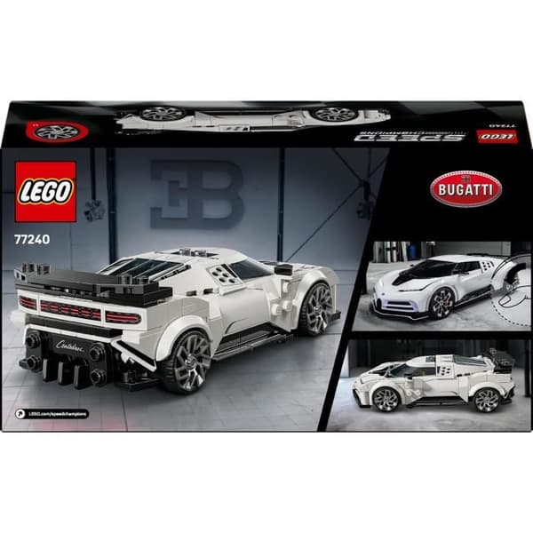 LEGO Speed Champions 77240 Hyperbil Bugatti Centodieci - Leksaksbil för barn 9 år