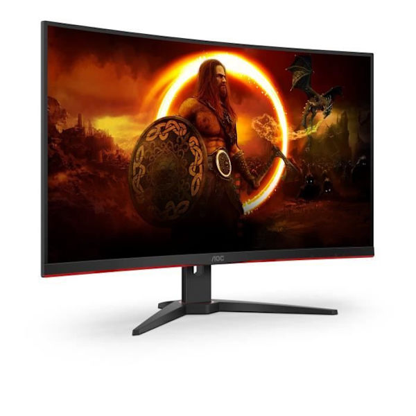 PC Gamer-skärm - AOC - CQ32G2SE/BK - 31,5 VA Curved QHD 1ms 165Hz HDMI DisplayPort HP Pivot Freesync Premium