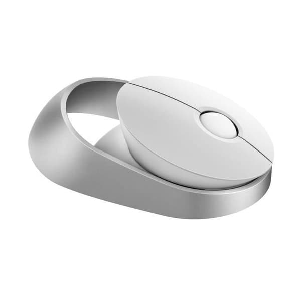 Trådlös mus - Ralemo - Air 1 - Vit - Multiläge 2.4GHz/Bluetooth - 1600 dpi
