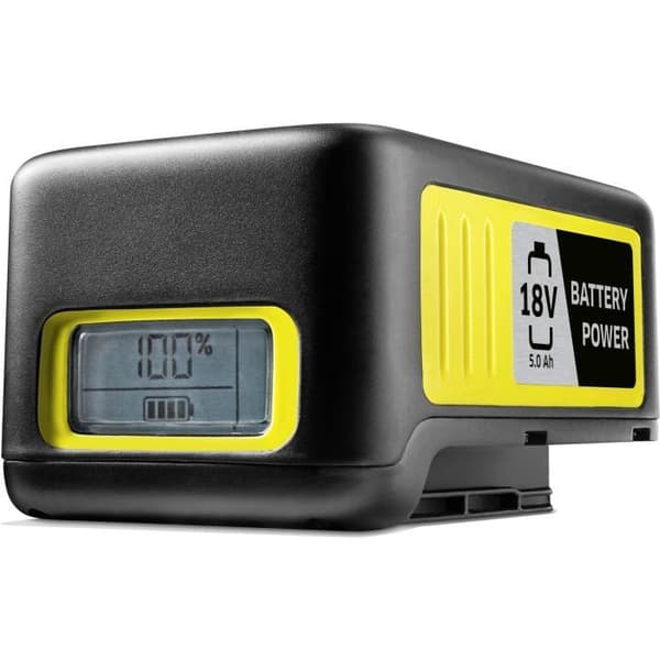 KARCHER Power 18V / 5 Ah batteri - LCD-skärm - halkfria grepp