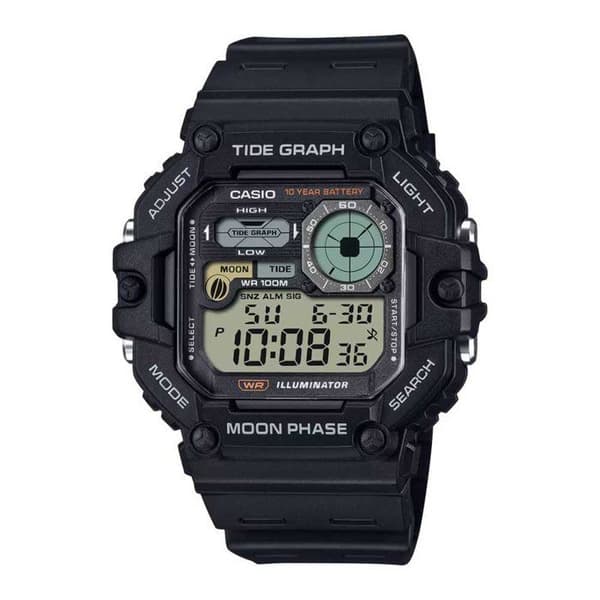 Klocka - CASIO - WS-1700H - Unisex - Svart - Kvarts - Digital