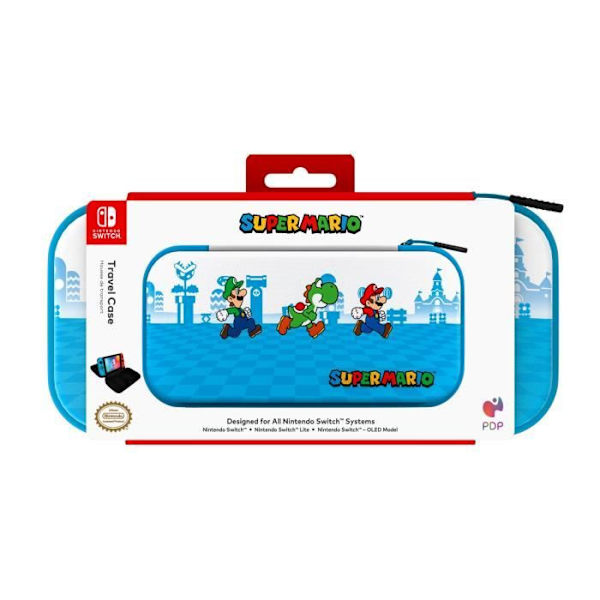 Bärväska - PDP - Mario Escape - Nintendo Switch - Blå
