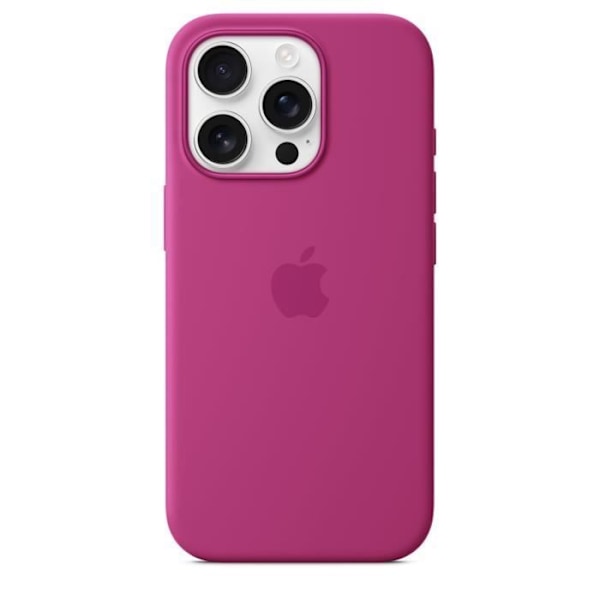 APPLE iPhone 16 Pro - Silikonfodral med MagSafe - Fuchsia