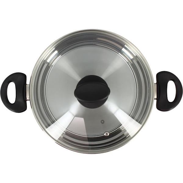 Häll - MENASTYL - 6020256 - Rostfritt stål - 24 cm - Lämplig för alla värmekällor inklusive induktion