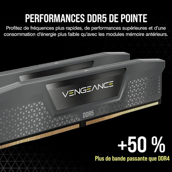 RAM DDR5 - CORSAIR - Vengeance - 64 GB - 6000 MHz - CL40 - Dubbelkanalig