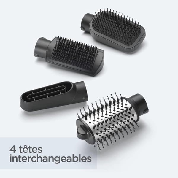 4-i-1 hårtorkborste - BABYLISS - AS774E - Avancerad plasmateknik - Multitillbehör - Antifriss
